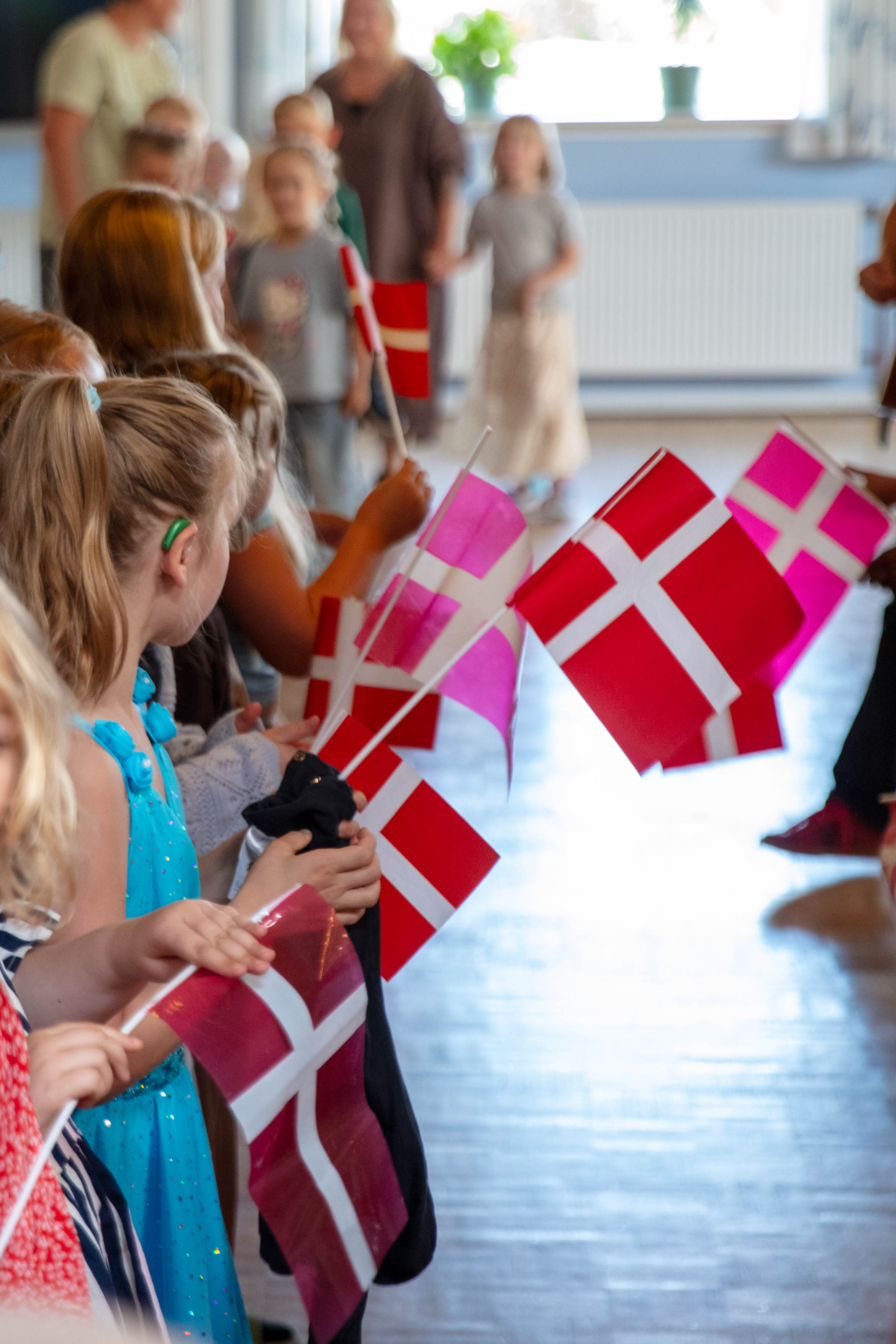 Der flages 0. klasse ind